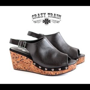 Crazy Train Clyde Wedge Shoes